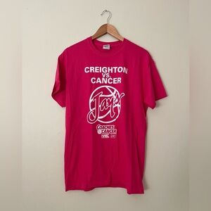 Creighton vs. Cancer Pink T-shirt